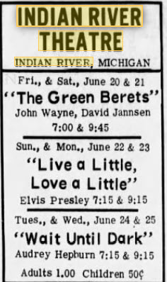 Indian River Theatre - JUNE 19 1969